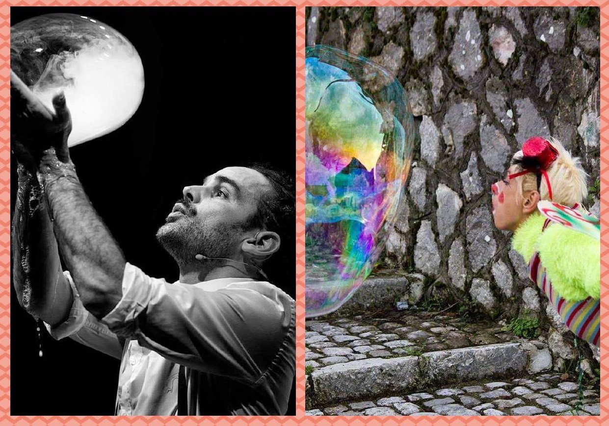 The bubble soap show